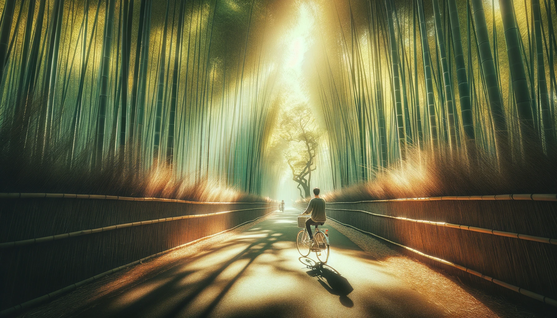 대나무숲 자전거